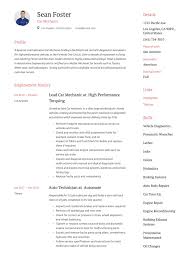 Their job is to basically greet the customer and interact with them throughout the whole process of diagnosing the issues with, and performing service on, the customer's vehicle. Car Mechanic Resume Guide 19 Resume Examples 2020