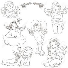 Angel Cupid Clipart For Valentines Day Wedding Illustration Sponsored Clipart Cupid Angel Valentines Illu V 2020 G Angely Tatu Dizajn Tatu Angela Risunki