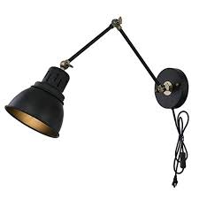 Dusk to dawn outdoor wall lantern exterior wall light, matte black wall sconce lighting fixtures, architectural porch light with clear glass shade etl listed for entryway, front door, 2 pack $59.99 ($30.00/count) Plug In Wall Sconces Lamp Tausende Black Indoor Wall Sconce Light Wall Mounted Light Fixture With Plug In Cord On Off Switch Metal Swing Arm Wall Lamps For Bedroom Bedside Reading Buy Online