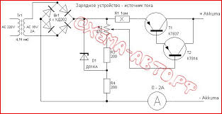 простое зарядное зарядное устройство с регулировкой тока и напряжения своими руками Regulyator Napryazheniya I Toka Dlya Zaryadnogo Ustrojstva Regulyator Napryazheniya Elektronnaya Shema Bipolyarnyj Tranzistor
