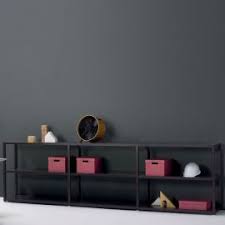 Découvrez 20 modèles susceptibles d'accueillir vos lectures comme vos bibelots. Etagere De Bureau En Metal Laque Noir 205 Cm De Hauteur X 100 Cm D