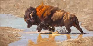 Bulldozer In 2021 Wildlife Art Bison Art Wildlife Prints