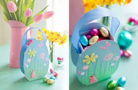 Give a basket that will work all spring. How To Make Easter Baskets Easy Diy Easter Basket Idea