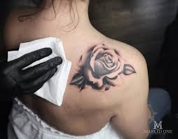 Pin By Ariel On Art Tattoos Realistic Rose Tattoo Rose Tattoos