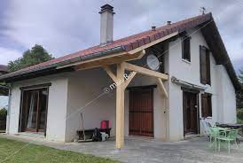 Avancée de toit pour terrasse. Avancee Extension De Toiture Maini Bois Charpentier Haute Savoie