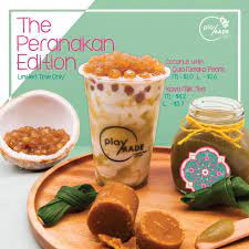 Playmade Has New Kaya Milk Tea With Coconut Gula Melaka Pearls For A Limited Time Eatbook Sg Milk Tea Flavored Drinks Food