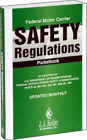 Federal Motor Carrier Safety Regulations Handbook Or Pocketbook Perfect Bound Spiral Bound Driverlogbooks Com