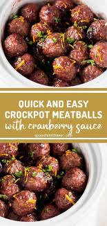 Crockpot Meatballs With Cranberry Sauce In 2020 Crock Pot Meatballs Easy Crockpot Meatballs Meatball Appetizer Crockpot