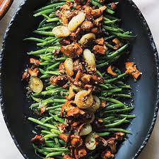 Is made with green veggies (we have too many orange and white already on the menu). Great Thanksgiving Vegetables Sunset Magazine