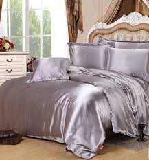 Purple california king 8pc morgan bed in a bag bedding set. Silver Bedding Sets California King Size Queen Full Grey Duvet Cover Fitted Silk Satin Sheet Bed In A Bag Double Bedspreads 5pcs Satin Sheets Bed Bed In A Bagbed In Bag Aliexpress