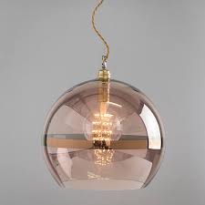 Buy Ebb Flow Striped Rowan Pendant Copper Copper Lighting Copper Lamps Bedroom Ceiling Light