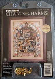 dimensions charts and charms noahs journey counted cross stitch