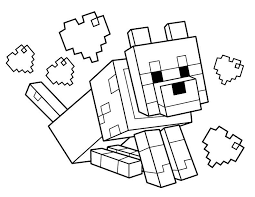 This spring, treat yourself or a fellow minecrafter in your life by taking advantage of some of the great discoun. Minecraft Dog Coloring Pages Coloring Home