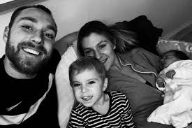 Absolutely heartbreaking seeing his wife trying to get to her husband. Christian Eriksen S Girlfriend Sabrina Gives Birth To Baby As Inter Milan Star Shares Cute Family Picture Todayheadline