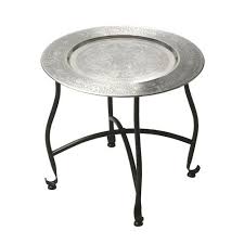 Butler Specialty Company Metalworks Moroccan Tray Table 2871025 Bellacor In 2020 Tray Table Tea Table Round Patio Table