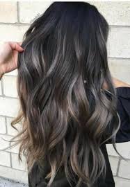 Long Black And Blonde Balayage Hair 42 Trendy Hair Ombre Ash Brown Balayage Hair Haircolorbalayage Ash Hair Color Brown Blonde Hair Brunette Hair Color