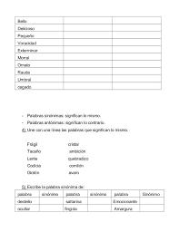 Guia Leng Y Com 4 Sinonimos Y Antonimos Linkedin Profile Cruel Messages