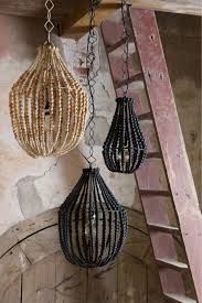 bepurehome kroonluchter funale met houten kralen meubelpartner kroonluchter kroonluchter diy lampen