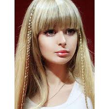 Es toda glamour, su peinado, su maquillaje, su vestuario de los diseñadores phillipe y david blond. Real Life Russian Barbie Doll Girl Angelica Kenova Kenova Beautiful Blonde Long Hair Styles