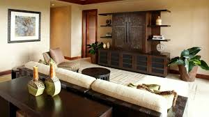 Also known as oriental décor, the style covers the interiors done in countries such as china, japan. Pin By Goldenhome Cabinetry On Creative Showroom Ideas Asian Living Rooms Tropical Living Room Asian Interior Design