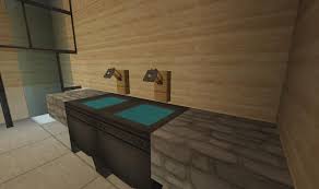 A Interesting Faucet Design Minecraft Interior Design Minecraft Furniture Minecraft Kitchens