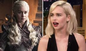 Emilia clarke, as daenerys targaryen. Emilia Clarke Game Of Thrones Star Spills On Children Being Called Daenerys And Khaleesi Celebrity News Showbiz Tv Express Co Uk