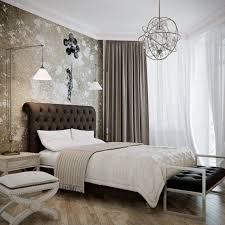 Couleur Chambre Couleur Chambre Coucher Combinaisons Tete Lit Tapissee Chocolat Rideaux Beige Tabouret B Home Decor Bedroom Bedroom Interior Luxurious Bedrooms