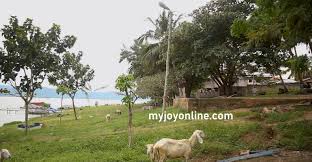 Lake Bosomtwe drying up