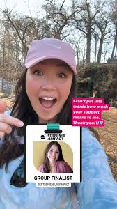I'm so excited to share that I've made it into the finals for the  Entrepreneur of Impact competition! 🎉 This week will determine if I win in  my group, and if I
