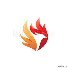 Fire Bird Phoenix Logo Design Falcon Eagle Hawk And Wing Vector Icon Buy This Stock Vector And Explore Similar Vector Logo Design Fire Bird Phoenix Design