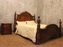 Antique bed brass full or queen mattress fit. Antique Mahogany Bedroom Sets With Carving By Veronicas Qualiteak