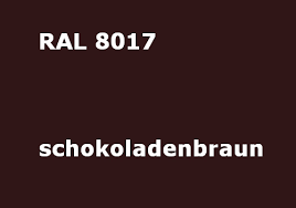 No two tanks are to be painted alike. Ral 8017 Chocolate Brown Matt