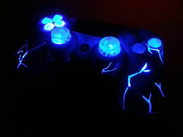 Get This Cool Looking Custom Made Playstation 4 Wireless Led Controller And Show Off To Your Friends No Assembly Required Asthe Led Controller Led Gaming Gear