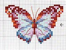 Bird Cross Stitch Patterns Free To Download Butterflies Cross Stitch Patterns Free Download Google Search Kanavice Kelebekler Elde Nakis