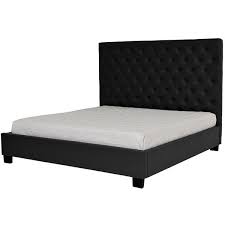 El Dorado Furniture Basel Black Queen Platform Bed Black Tufted Headboard Bedroom Furniture Beds Bedroom Furniture