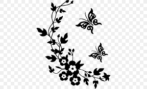 Our graphics are fully editable in adobe illustrator. Wall Decal Sticker Flower Png 500x500px Wall Decal Artwork Bathroom Black Black And White Download Free