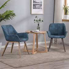 Yeefy Modern Living Room Chairs With Arms Blue Accent Chairs Set Of 2 Blue Https Simp In 2020 Living Room Chairs Modern Living Room Chairs Living Room Sets Furniture