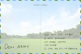 Now all you have to do is add one or more recipients, pay, and we will produce your postcard within 24 hours and send it out by mail to anywhere in the world. Bts Write Postcards To Army Fans Around The World Respond With