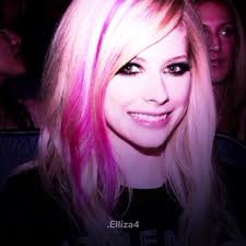 Avril Lavigne Hair Pink and Blonde