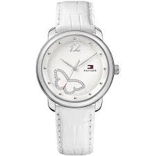 Tommy Hilfiger Watch Women S White Croc Embossed Leather Strap 1781063 400 Hrk Found On Polyvore Tommy Hilfiger Watches Girls Watches Wear Watch