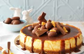 Place in the freezer for 1 hour, or the refrigerator for 4 hours before serving. How To Make An Incredible Chocolate Easter Cheesecake Myfoodbook Delicious Easter Dessert