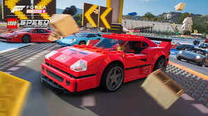 De Nieuwste Uitbreiding Voor Forza Horizon Is Een Lego Wereld Met Lego Auto S Lego Auto Lego Auto S