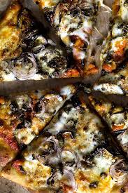 Eggplant Parmesan Pizza W Crispy Capers Parmesan Pizza Eggplant Pizza Recipes Eggplant Parmesan