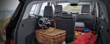 The spacious interior of the escape vignale has plenty of (fake) leather but it looks and feels very good, with nice materials and lots of light, especially with the sunroof open. Ford Escape Interior Wild Country Fine Arts