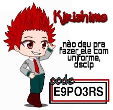 Izuku alone mha gacha bnha sick. Kirishima Eijiro Gacha Club Club Outfits Club Design Cartoon Outfits