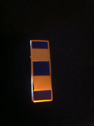 Us Navy Chief Warrant Officer 2 Cwo2 Collar Insignia Is Represented By 3 Blocks Of Blue Enamel On A Gold Bar Military Insignia Warrant Officer Insignia
