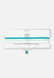Turquoise Paris Choker 3 Pack Justice Chokers Girls Choker Unicorn Jewelry