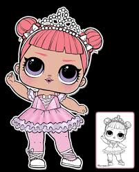 Center Stage Lol Doll Coloring Page Lol Surprise Doll Lol Dolls Coloring Pages Baby Girl Art