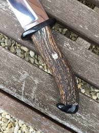 Bird And Trout Knife Blank A Natural Hand Grip Shape Piece Of Antler Handmade Knives Custom Knives Hand Grip