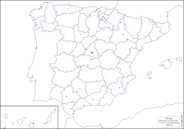 Madrid, barcelona, valencia, sevilla, saragossa, málaga. Spanien Kostenlose Karten Kostenlose Stumme Karte Kostenlose Unausgefullt Landkarte Kostenlose Hochauflosende Umrisskarte Grenzen Provinzen Wichtige Stadte Weiss